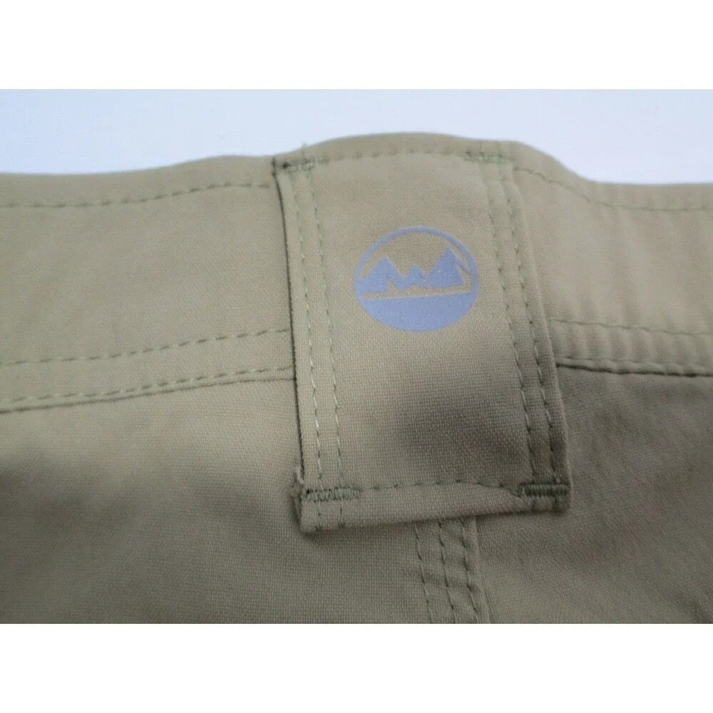 Wrangler Men Shorts Size 44x10 Tan Nylon Reinforced Waist